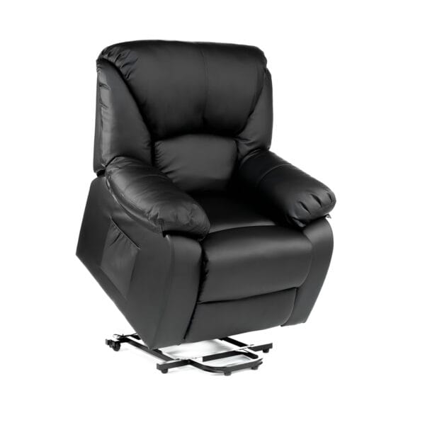 Sillón elevable MIAMI polipiel negro